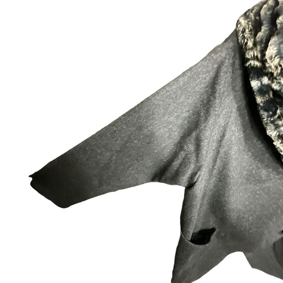 Giselle Shepatin Gray Wool Faux Fur Samantha Jacket - Picture 10 of 14